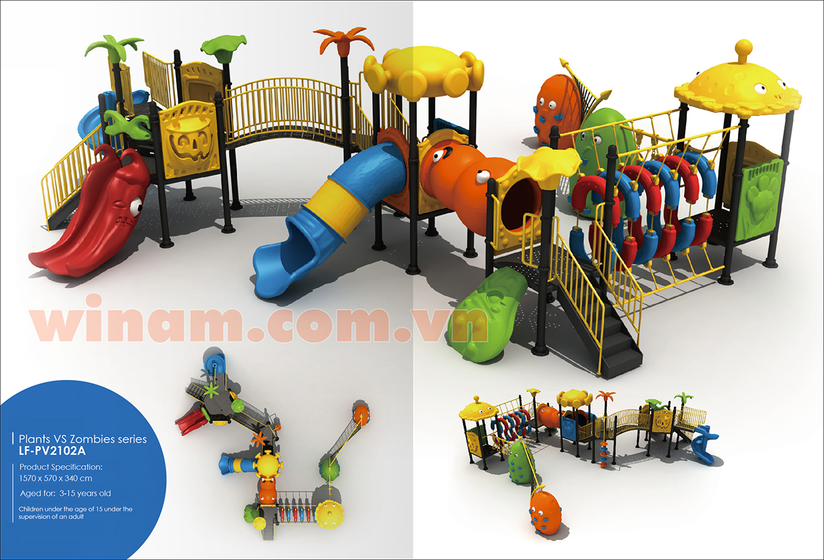 Thiết bị vui chơi ngoài trời - Play-LF-PV2102A