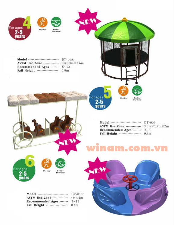 Thiết bị vận động - Play-DT-008-009-010