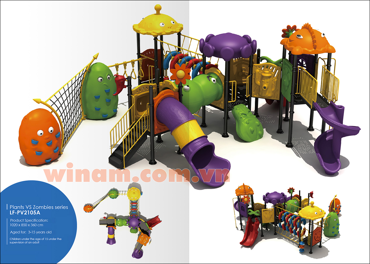 Thiết bị vui chơi ngoài trời - Play-LF-PV2105A
