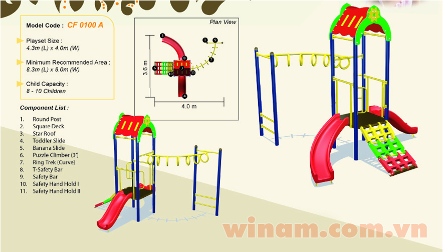 Khu vui chơi liên hoàn - WINPLAY-MC-CF-0100-A
