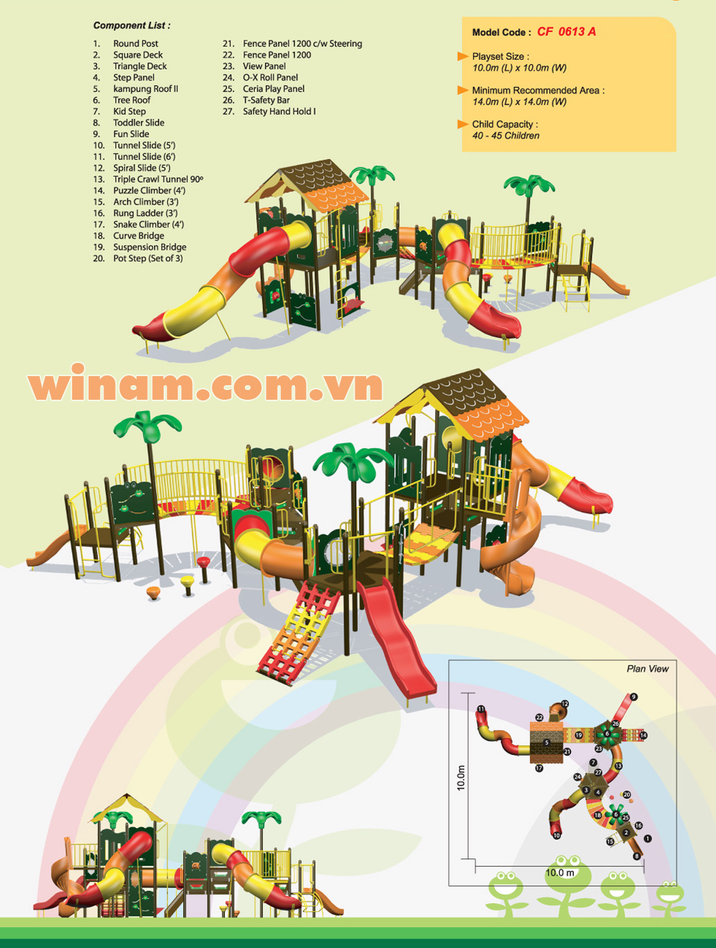 Khu vui chơi liên hoàn - WINPLAY-MC-CF-0613-A