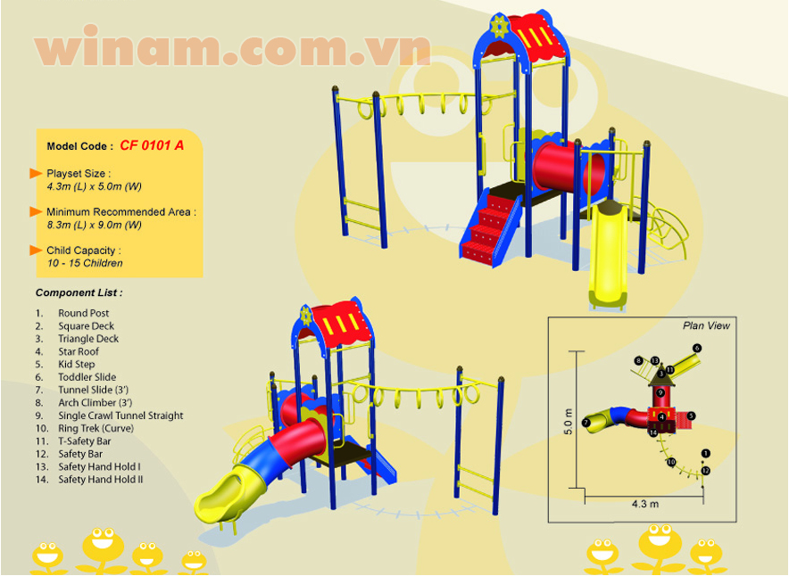 Khu vui chơi liên hoàn - WINPLAY-MC-CF-0101-A