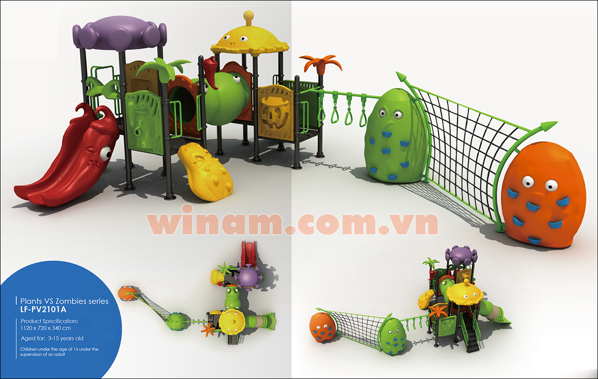 Thiết bị vui chơi ngoài trời - Play-LF-PV2101A