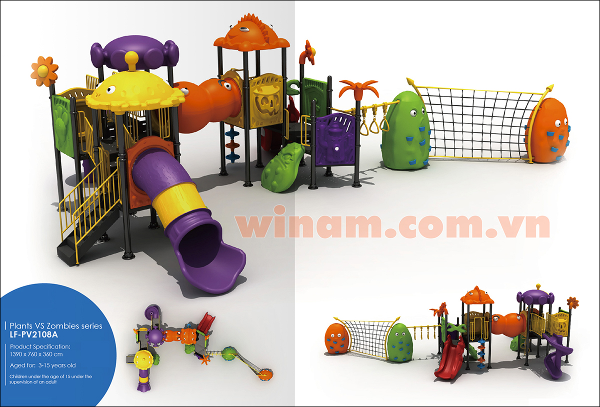 Thiết bị vui chơi ngoài trời - Play-LF-PV2108A